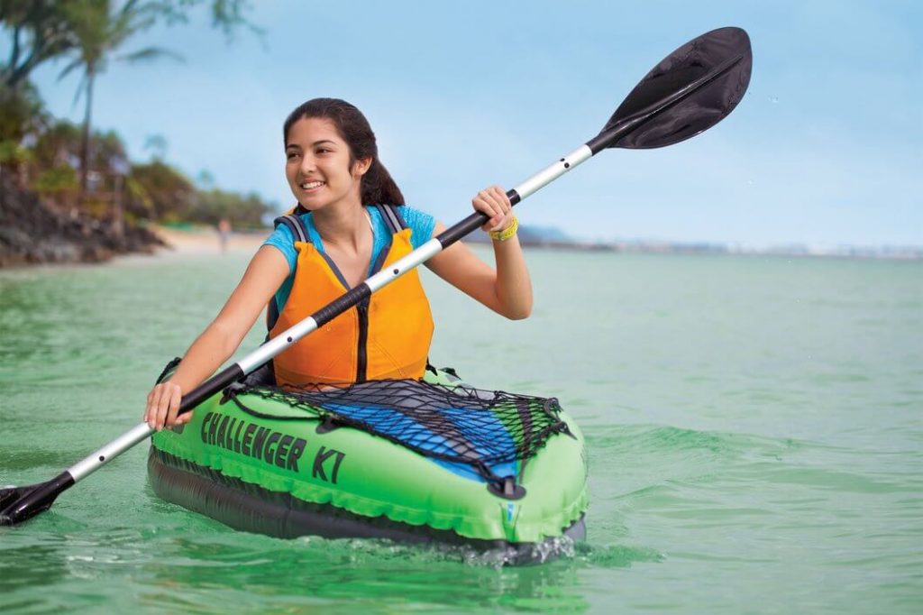 kayak gonflable Intex Challenger K1confortable